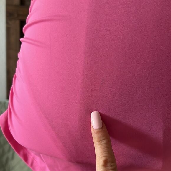 The Collection Pink halter cinched swimsuit dress Sz-8C - Picture 7 of 14